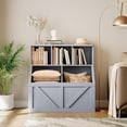 thumbnail image 4 of Pure gray toy almacenamiento organizer y para niños estante - ideal para para toddlers in playroom, dormitorio, nursery, classroom, school, y kindergarten, 4 of 7