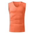thumbnail image 4 of outfmvch tank top for men spring summer casual sleeveless tank tee shirt womens tops orange, 4 of 5