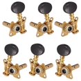 thumbnail image 3 of 6Pcs Open Gear Vintage Tuning Peg Tuners 3R3L for Classic Guitar Instrument, 3 of 4