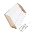 thumbnail image 1 of Yingyy Tabletop Vinyl Record Holder Wood Acrylic Storage Box and organized,space Album for Photo DVD CD, 1 of 6