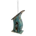 thumbnail image 1 of Alpine 8892796 16 in. Wood Bird House, Blue, 1 of 1