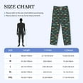 thumbnail image 4 of Vsdgher River Freshwater Fish Print Mens Pajama Pants Sleep & Lounge Pants, PJ Bottoms With elastic waistb and Pockets, 4 of 5