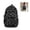 Black, variant on Bisitoy Large Capacity Star Print Backpack Casual Daypack, Lightweight Laptop Backpack for Office, Students, Daily Commute & Travel