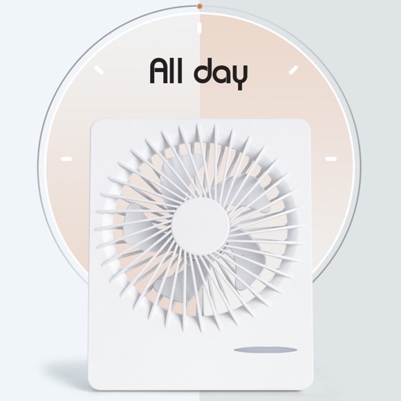 UPOUART Fan Portable Usb Mini Fan 3 Wind Speed Adjustable 1Pack for Dormitory Use