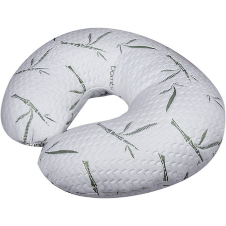 Nursing, Breastfeeding Baby Support Pillow, Newborn Infant Feeding Cushion | Portable for Travel | Nursing Pillow for Boys & Girls With Washable Zippered Bamboo Pillow