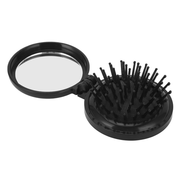 Cepillo De Cojín, Cepillo De Espejo Seguro Mini Para Viajes A Casa Para Cabello Lacio