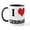 White/Black Inside, variant on CafePress - I Love Germany Mug - 11 oz Ceramic Mug - Novelty Coffee Tea Cup