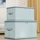 thumbnail image 1 of Xihbxyly Caja de Almacenamiento de Tela No Tejida, Diseño de Doble Cremallera, Tela Resistente, Solución de Plegado Que Ahorra Espacio, Almacenamiento Versátil para Ropa y Mantas, Organización Del Ho, 1 of 6