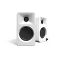 thumbnail image 2 of Kanto ORAMW Powered Reference Bluetooth Desktop Speakers - White Pair with a Kanto SUB8VMB Sealed Powered 8" Subwoofer - Vinyl Black (2024), 2 of 9