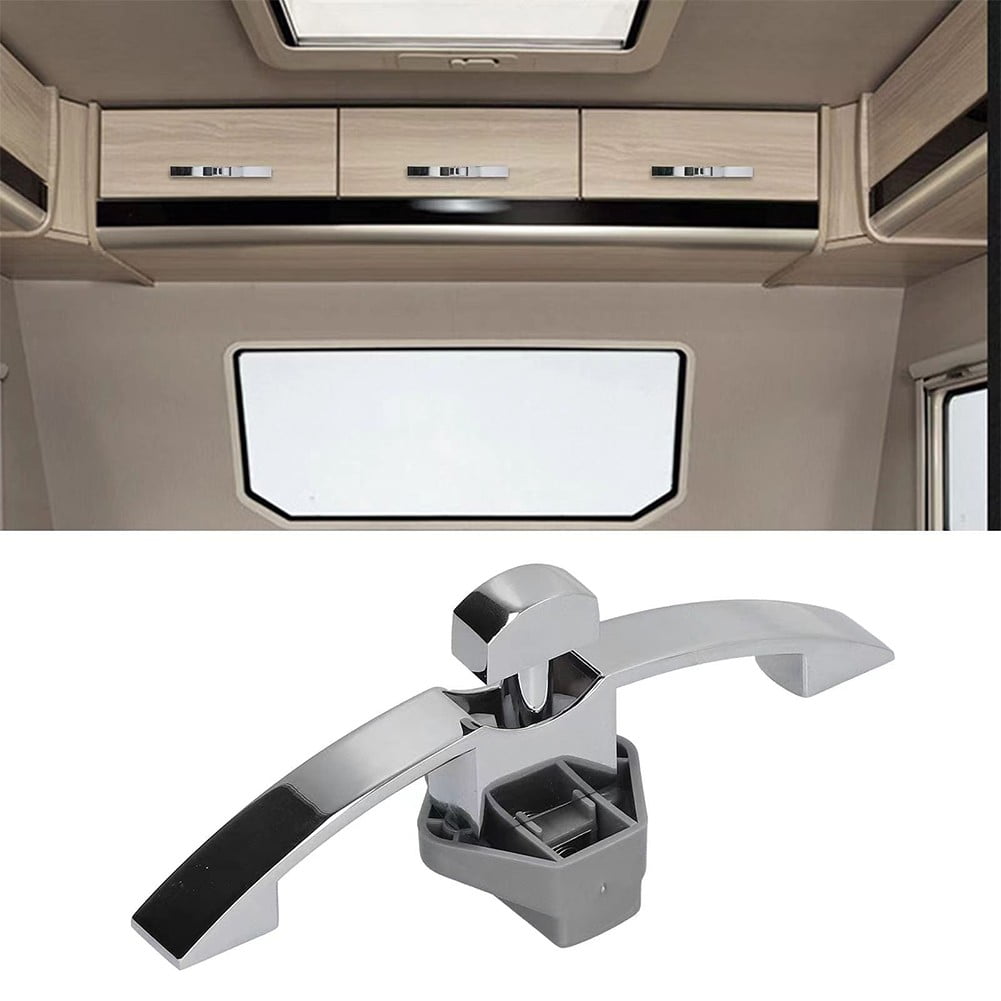 Poignée Encastrée Nylon Blanc - Pour Bateau, Camping-car, Armoire, 2 Pièces Avec Vis