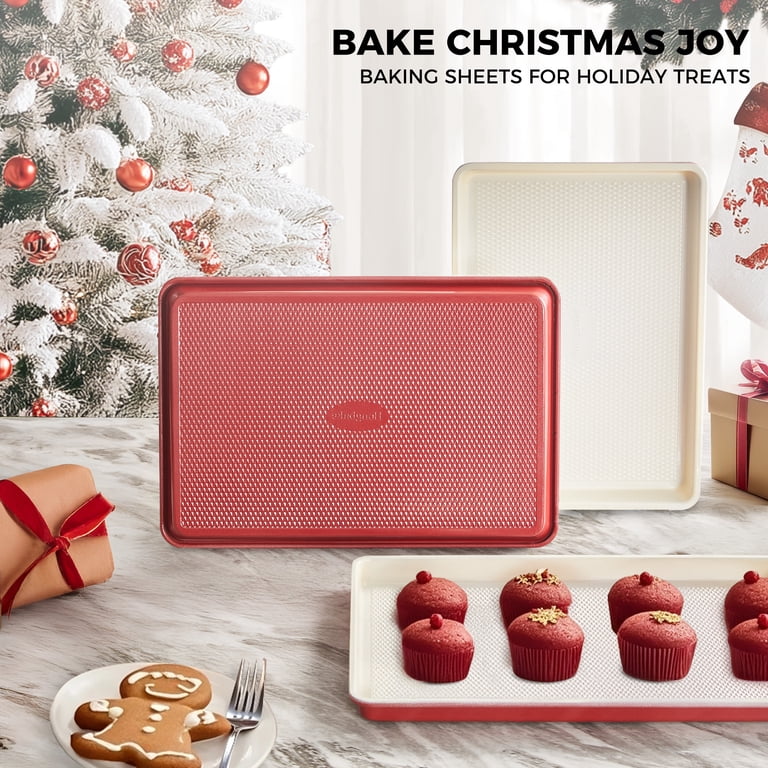 Hongbake 3-Piece Ceramic Nonstick Cookie Sheets photo 8