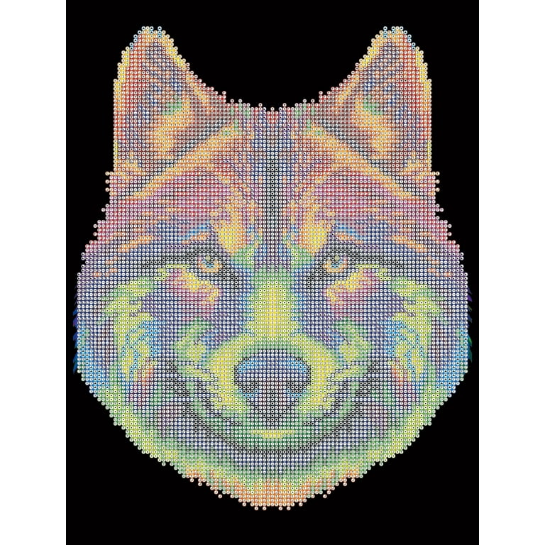 DIAMOND DOTZ® Neon Wolf Special Edition Diamond Painting Kit