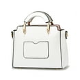 thumbnail image 4 of Stylago Purses and Handbags for Women with Cat Pouch Ladies Top Handle Tote Shoulder Bags Multiple Pockets Messenger Bag White, 4 of 7