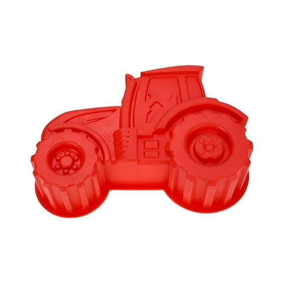 Handmade Soap Making Supplies Silicone Fondant Mold Exquisite Tractor Cake Decorating Family Molds Flexible