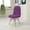 Purple, variant on Emma + Oliver Shaggy Dog Purple Accent Chair