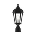thumbnail image 2 of Livex Lighting Morgan 1 Light Outdoor Post Top Lantern, 2 of 2