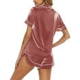 thumbnail image 5 of MEICHEN Lounge Set for Women Pajamas for Family Matching Set Short Sleeve T Shirt and Pants Holiday Pajama Summer Essentials Fashion Sleepwear, 5 of 8