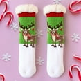 thumbnail image 2 of EnJoCho Clearance Christmas Socks Slipper Socks Home Floor Socks Winter Warm Fuzzy Lined Socks Super Soft Socks Unisex Adult Xmas Themed Charming Socks Heated Socks, 2 of 4