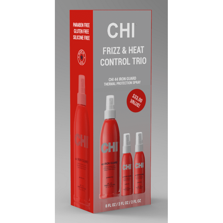 CHI Frizz & Heat Control Trio Gift Set (8 fl oz / 2 fl oz / 2 fl