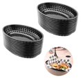 thumbnail image 4 of Injueey Cesta de plástico para comida rápida de 24 uds, compacto para pan, escurridor de diseño de barco único, bandeja para restaurante, Bar, Mostrada Injueey HA013221-00, 4 of 5