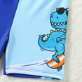 thumbnail image 6 of Gerichy Toddler Boys Swimsuit Set Rash Guard 4T 5T 6T 7T Boys' Swimwear Two Piece Bathing Suit and Swim Trunk with Hat,Light Blue, 6 of 6