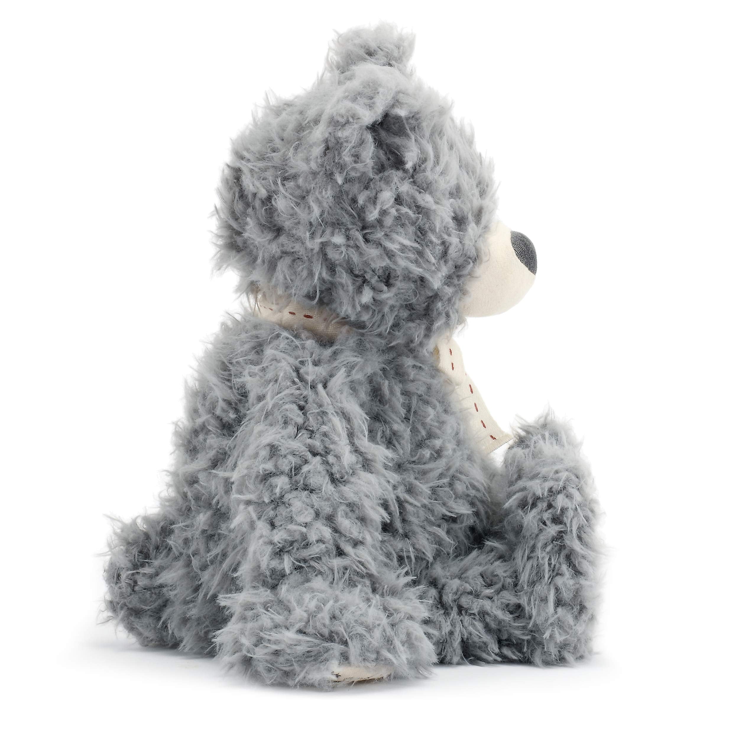 DEMDACO Gray LOVED Bear 16 inch Children's Plush Stuffed Animal Toy