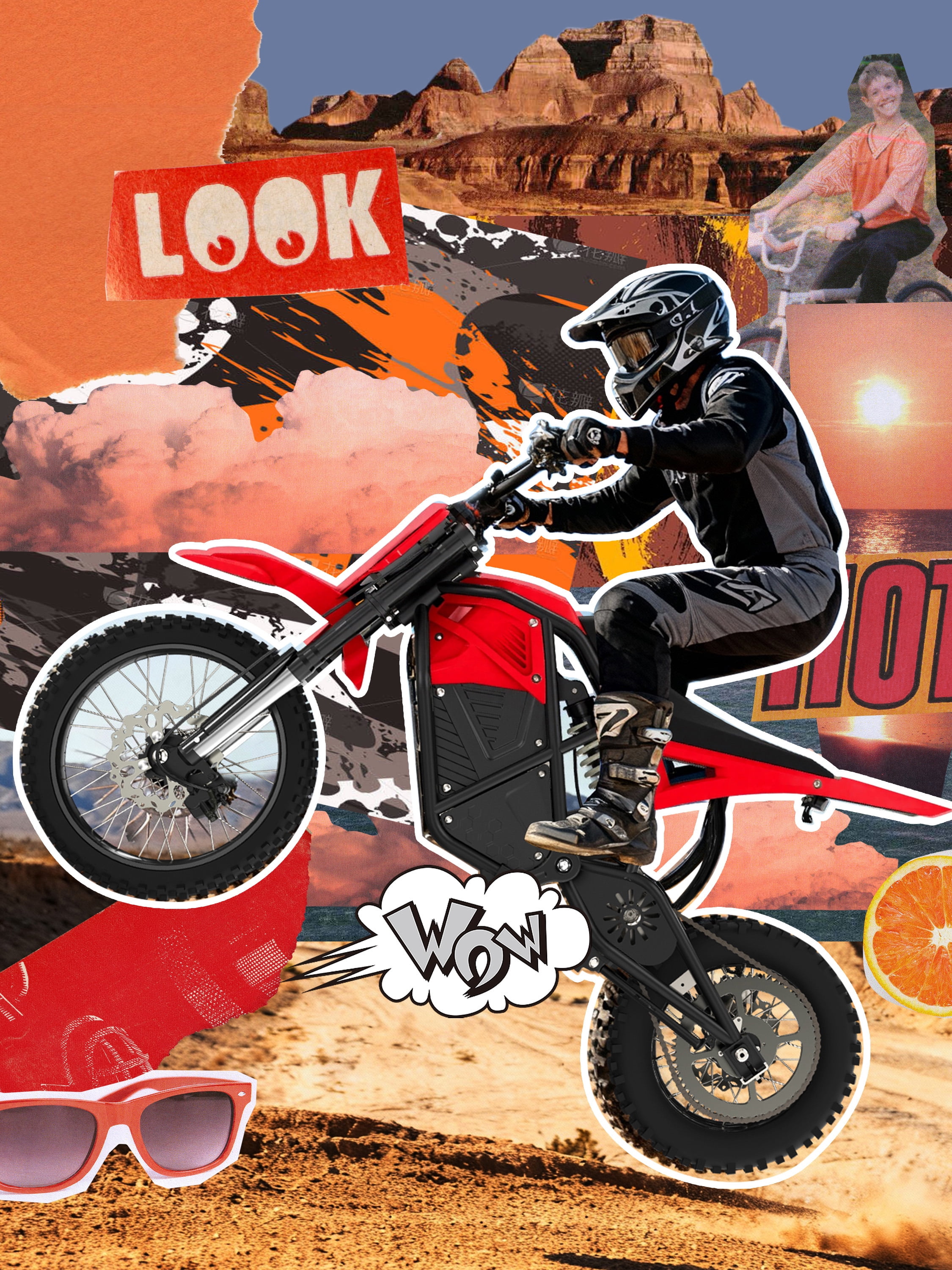 Eskute Electric Dirt Bike for Teens Adults, Electric Motorcycle 48V23Ah, Mid-Drive Motor 3500W Peak 38mph 53-Mile Range, Hydraulic Nitrogen Dual Shock Absorbers Red with Lock, UL2849