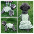 thumbnail image 6 of Dog Dress with Leash Ring, Princess Multi-Layer Pleated Skirt Pentagram Bow Pet Dress for Small Dog Puppy Cat Pink #2, 6 of 7