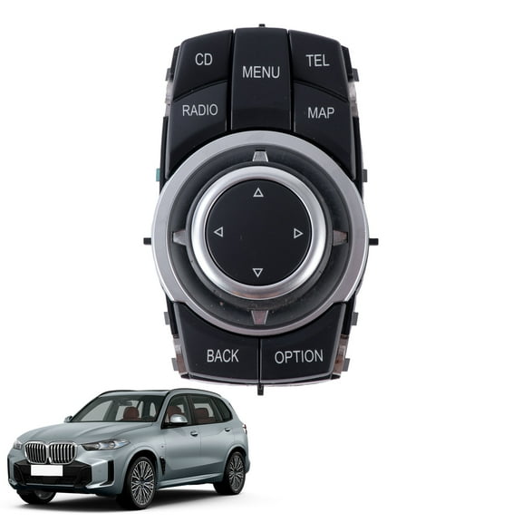 New Black IDrive Media Switch Controller Joystick for BMW X1X5 X6 E70 E71