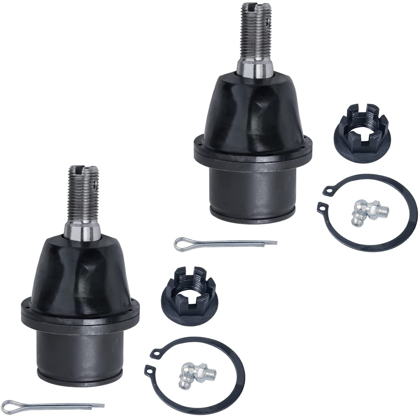 Detroit Axle - Front End 4pc Suspension Kit for 2004-2008 Ford F-150, 2006 2007 2008 Lincoln Mark LT, 2 Upper Control Arms 2 Lower Ball Joints Replacement
