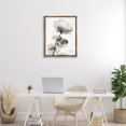 thumbnail image 3 of Stupell Industries Transitional Simple Elegant White Flower Brown Floating Frame Canvas Art, 25 x 31, by Albert Koetsier, 3 of 7