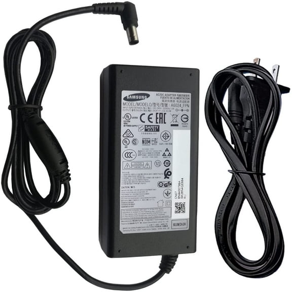 24V AC/DC Adapter Compatible for Samsung HW-N450/ZA HW-N550 HW-N650 HWN450 HW-K440 HW-K490 HW-K560 HW-K561 HW-K590 Panoramic HW-M430 HW-M550/ZA HW-MM55/ZA HW-MM55C Soundbar Power Supply