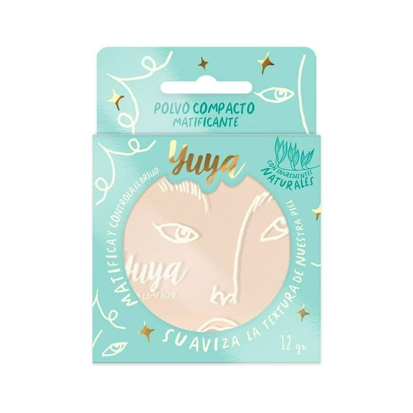Base de maquillaje en polvo Yuya compacto matificante nude beige 12 g