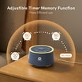 thumbnail image 5 of Dreamegg White Noise Machine with Night Light, Soothing Sounds, Timer & Memory Feature, Navy Blue, 5 of 12