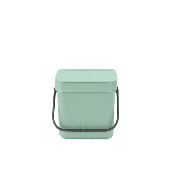 Brabantia Sort & Go Food Waste Caddy, 0.8 Gallon (3 Liter)