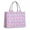 Pink Butterfly Pattern, variant on Large Capacity Tote Bag,Blue Purple Butterfly Pattern Handbag Fashion Luxury Tote Bag,15.7"x13"x 5.1" Inches,Laptop Compatible