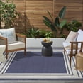 thumbnail image 4 of Nourison Horizon Indoor/Outdoor 9' x 12' Navy Modern Rug, 4 of 10