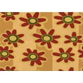 thumbnail image 1 of Ahgly Company Machine Washable Indoor Rectangle Transitional Grapefruit Red Area Rugs, 7' x 9', 1 of 7