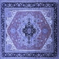 thumbnail image 1 of Ahgly Company Indoor Square Oriental Blue Industrial Area Rugs, 8' Square, 1 of 4