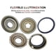 thumbnail image 3 of Kenally Kit de reconstrucción de pistón de polea de transmisión automotriz, repuesto de accesorios de componente de coche de Metal para Vehículos, repuestos y accesorios Mis, 3 of 6