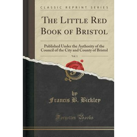 The Little Red Book Of Bristol Vol 1 Paperback - 