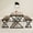 Retro color + sand texture black tube, variant on Kitchen Table with Benches, Dining Table Set for 4  Marble Tabletop Saving Space Dining Table Set