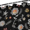 thumbnail image 3 of Pioneer Flower Floral Print Pattern Shower Curtain 36"x72", Bathroom Decorative Shower Curtain Set with 12 Hooks, Waterproof Washable, 3 of 6