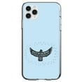 thumbnail image 1 of DistinctInk Clear Shockproof Hybrid Case for iPhone 12 / 12 PRO (6.1" Screen) - TPU Bumper, Acrylic Back, Tempered Glass Screen Protector - MountUp with Wings Like Eagles, 1 of 2