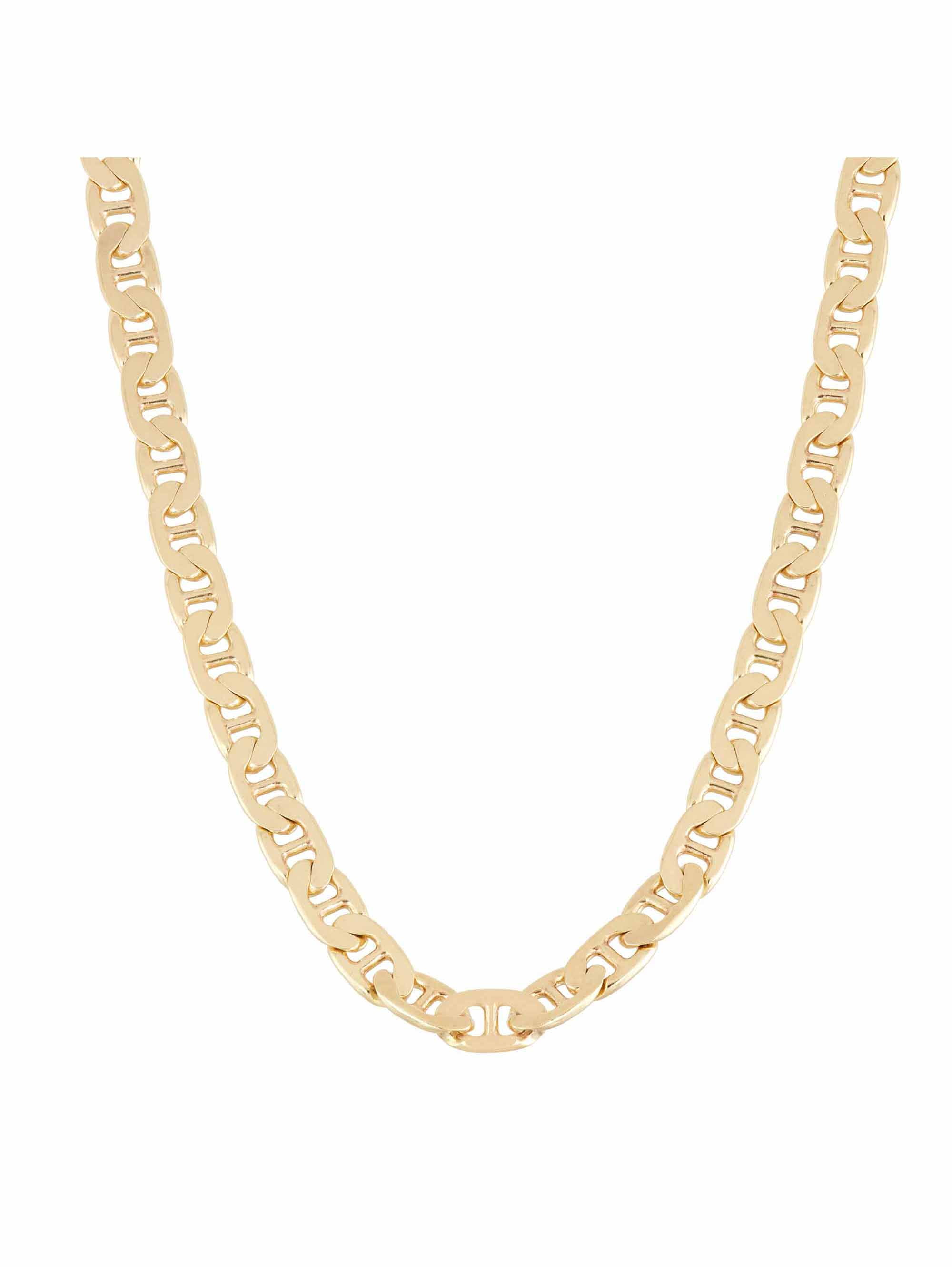 18kt Gold over Sterling Silver Mariner Chain Necklace, 20"