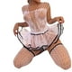 thumbnail image 1 of Mujer ropa interior conjunto ligueros conjunto de ropa de dormir Sexy lencería erótica sujetador transparente moda tangas Sexy encajepangjing, 1 of 4