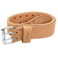 thumbnail image 4 of MECHTOOLS 2" SADDLE LEATHER TOOL BELT WITH DOUBLE BUCKLE (NATURAL) FITS 29" - 45", 4 of 7