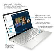 HP Envy 13 FHD, i5-1135G7, 8GB RAM, 256 GB SSD, Silver, Windows 10, 13-ba1047wm