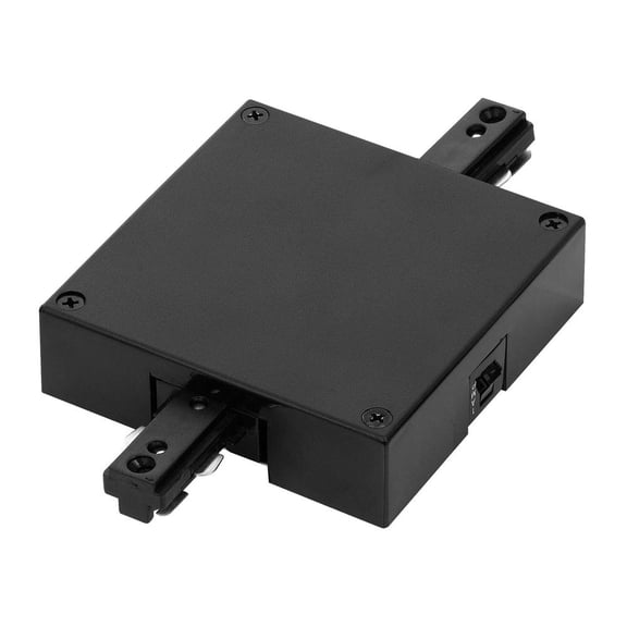 Cal Lighting 5 Amp Double Live End Metal Current Delimiter in Black