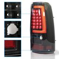 thumbnail image 6 of Sennachine LED Tail Light Assembly Compatible with 2003-2006 Chevy Silverado 1500/2500/3500 and 1999-2002 GMC Sierra 1500/2500/3500 Black Housing and Smoke Lens (Fit Fleetside Models Only), 6 of 16